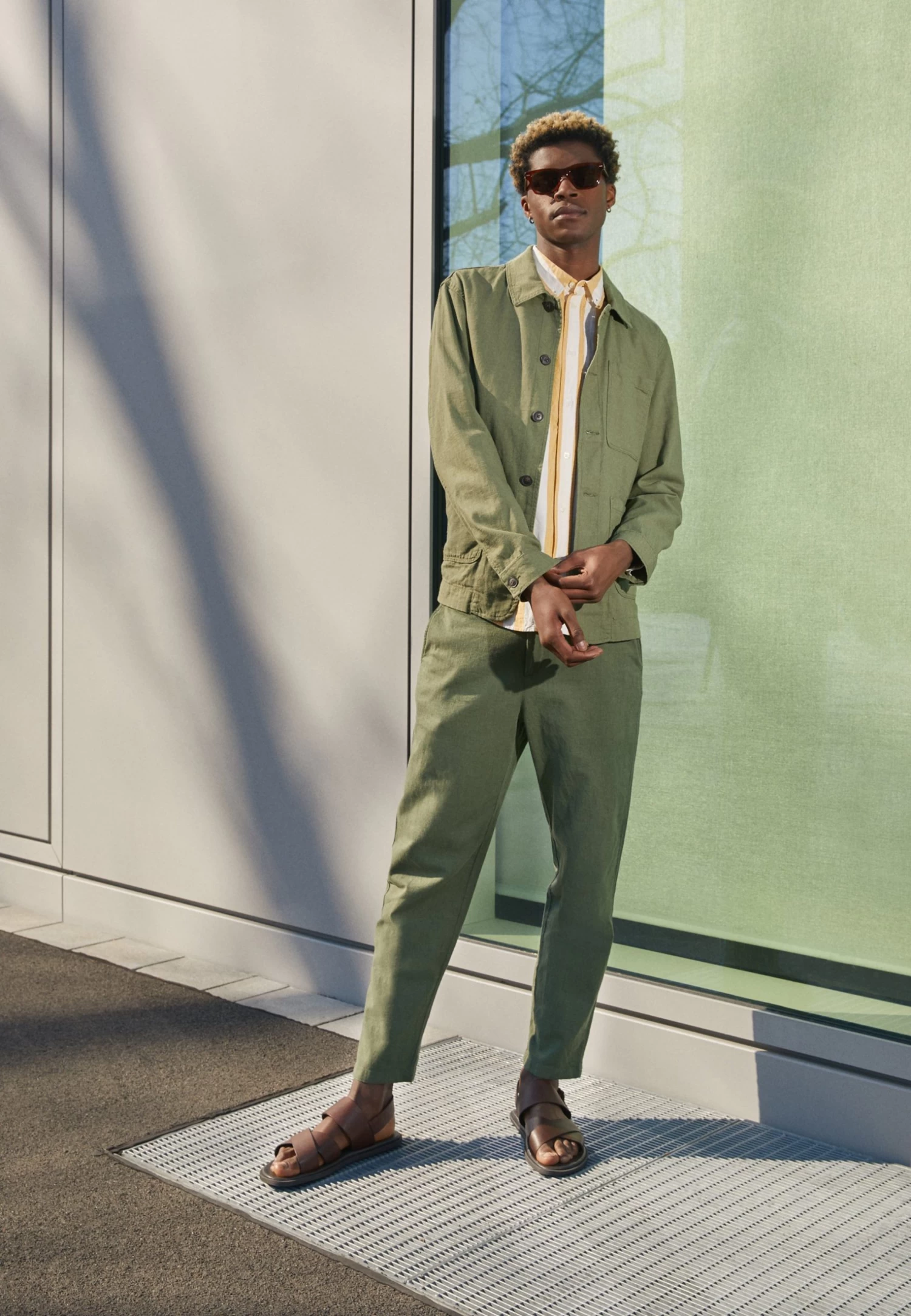 Pier One Unisex - Sandals - Cognac 5 Pier One Unisex - Sandals - Cognac - Image 3