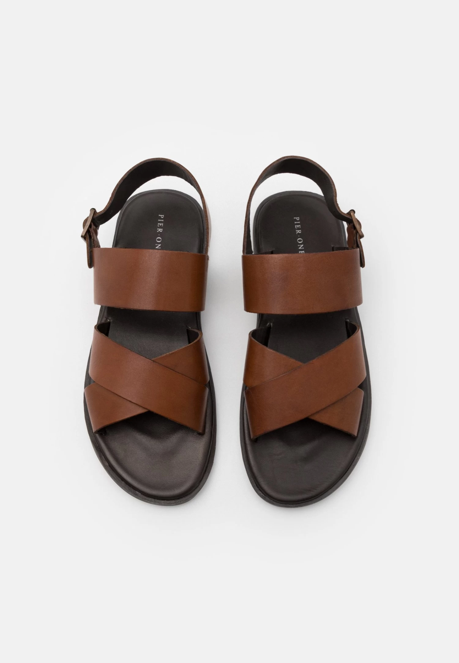 Pier One Unisex - Sandals - Cognac 8 Pier One Unisex - Sandals - Cognac - Image 6