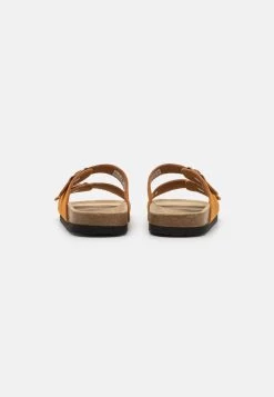 Pier One Leather Unisex - Slippers - Cognac -Shoe Style Sales 0dd1a76e538742df9b858a41c2314d11