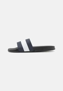 Pier One Mules - Dark Blue/White