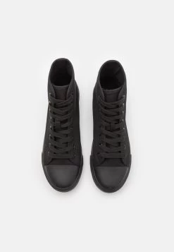 Pier One Unisex - High-Top Trainers - Black -Shoe Style Sales 13f50672a29e4c08a3fbaf05e06cbe4f