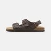 Pier One Unisex - Sandals - Dark Brown -Shoe Style Sales 1a7a848effe2485c8d756f7696fd5864