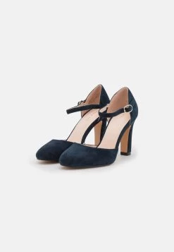 Pier One Leather- Classic Heels - Dark Blue -Shoe Style Sales 222f8979e77f4fa68bf034b2980a3488