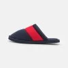 Pier One Unisex - Slippers - Dark Blue/Red -Shoe Style Sales 235bd992fafa4c2c861f165a2a5d1e04