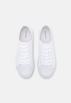 Pier One Unisex - Trainers - White -Shoe Style Sales 2554e9f731ab485bb21884b4cded4dec