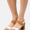 Pier One Leather- Sandals - White/Cognac 2 Pier One Leather- Sandals - White/Cognac -Shoe Style Sales 28929a0e66ab46c2916bf7ad710a7eaf