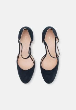 Pier One Leather- Classic Heels - Dark Blue -Shoe Style Sales 2f3312e4b8dd4531b138ef076820ab22