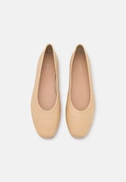Pier One Leather- Ballet Pumps - Beige -Shoe Style Sales 43833627625140b8bb41aca9ed4ad2c2