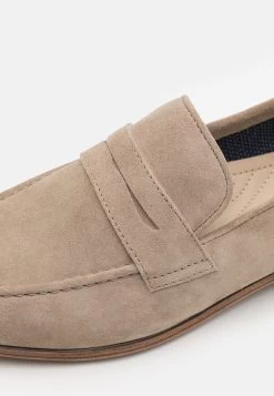 Pier One Leather - Slip-Ons - Beige -Shoe Style Sales 52d211ef3a154ec88c15f789062f84e4