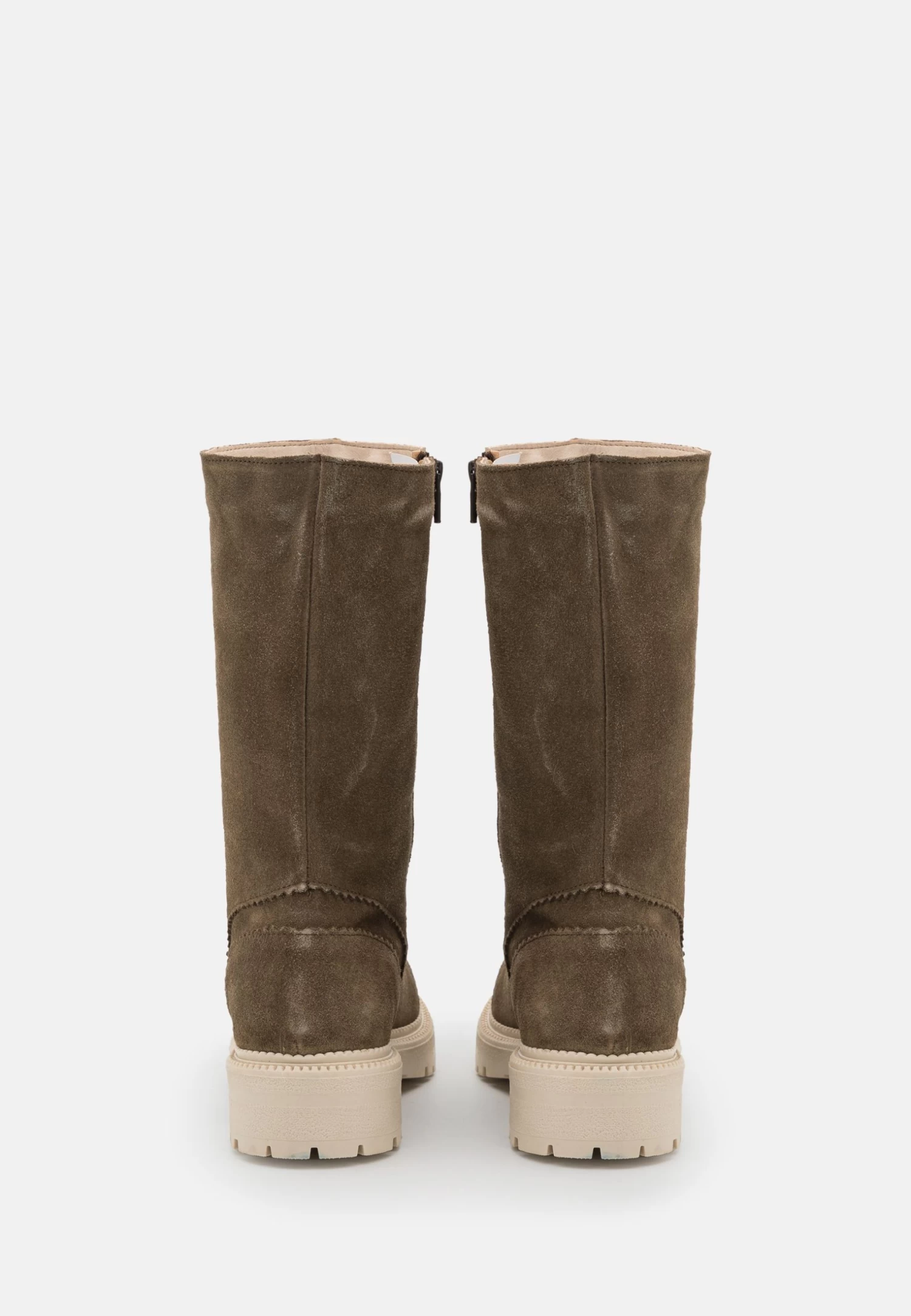 Pier One Leather Winter Boot - Boots - Khaki 6 Pier One Leather Winter Boot - Boots - Khaki - Image 4