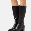 Pier One Leather - Boots - Black -Shoe Style Sales 60f0305eac3b44d1b4442429f05d1145