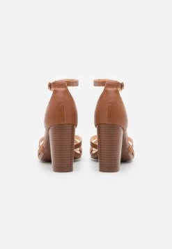 Pier One Leather - High Heeled Sandals - Cognac -Shoe Style Sales 6ceb597c8248494b81a8c8c0f59690f0