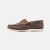 Pier One Leather Unisex - Boat Shoes - Brown -Shoe Style Sales 6dd44782e4ce4e88a0ade04df6482d77