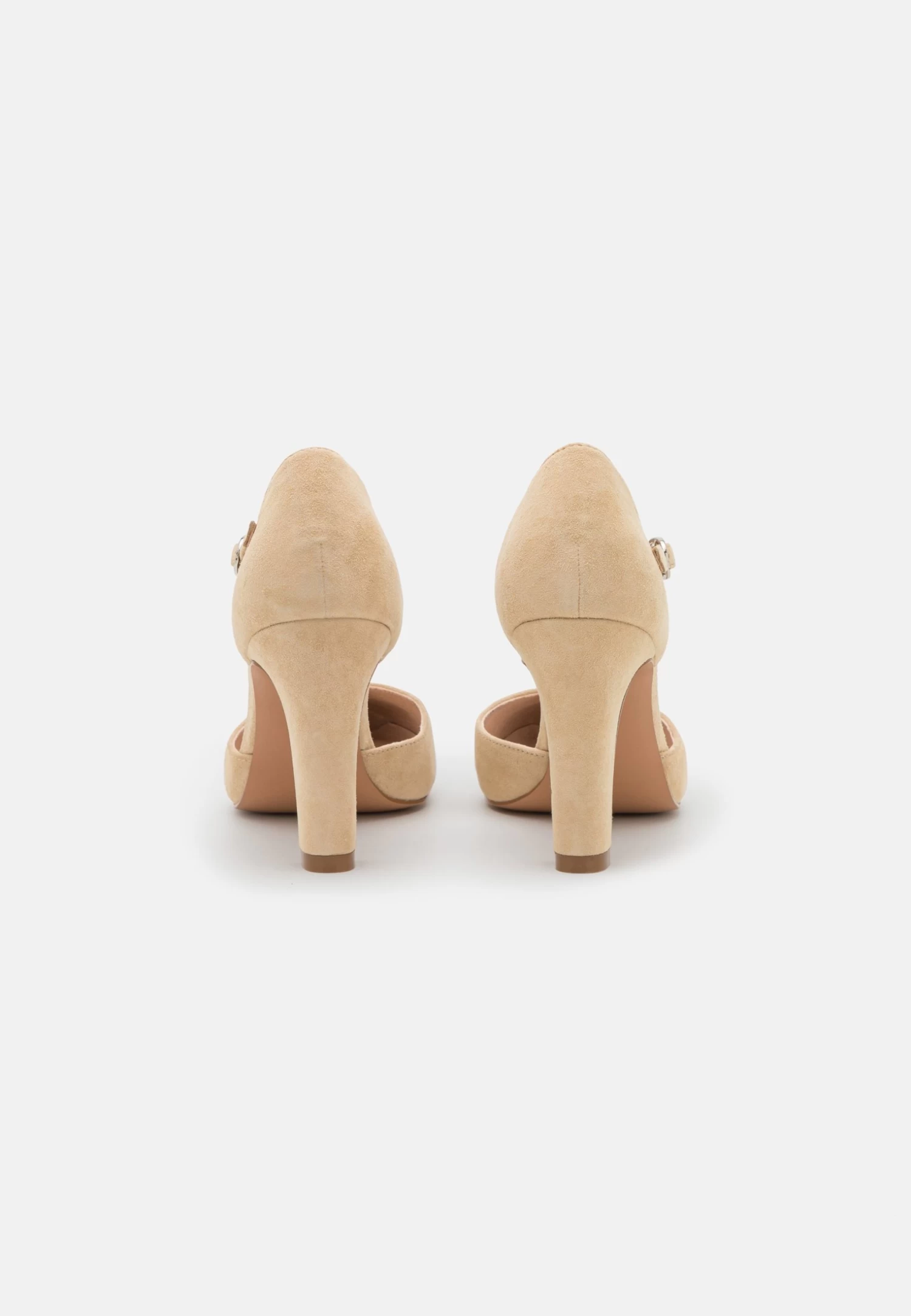 Pier One Leather- Classic Heels - Beige 6 Pier One Leather- Classic Heels - Beige - Image 4