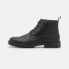 Pier One Lace-Up Ankle Boots - Black