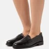 Pier One Leather - Slip-Ons - Black -Shoe Style Sales 82363f082b9549118e0ba29415438e6f