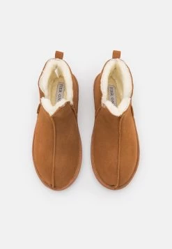 Pier One Leather- Slippers - Cognac -Shoe Style Sales a57dc333628046f0b023a00282f4066a