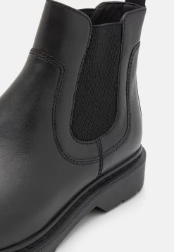 Pier One Leather - Classic Ankle Boots - Black -Shoe Style Sales b2d715d8ba004661b008edfc033d0a45