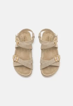 Pier One Leather- Sandals - Beige -Shoe Style Sales bc95f8e15c8d40db9168225cb2c8eb47