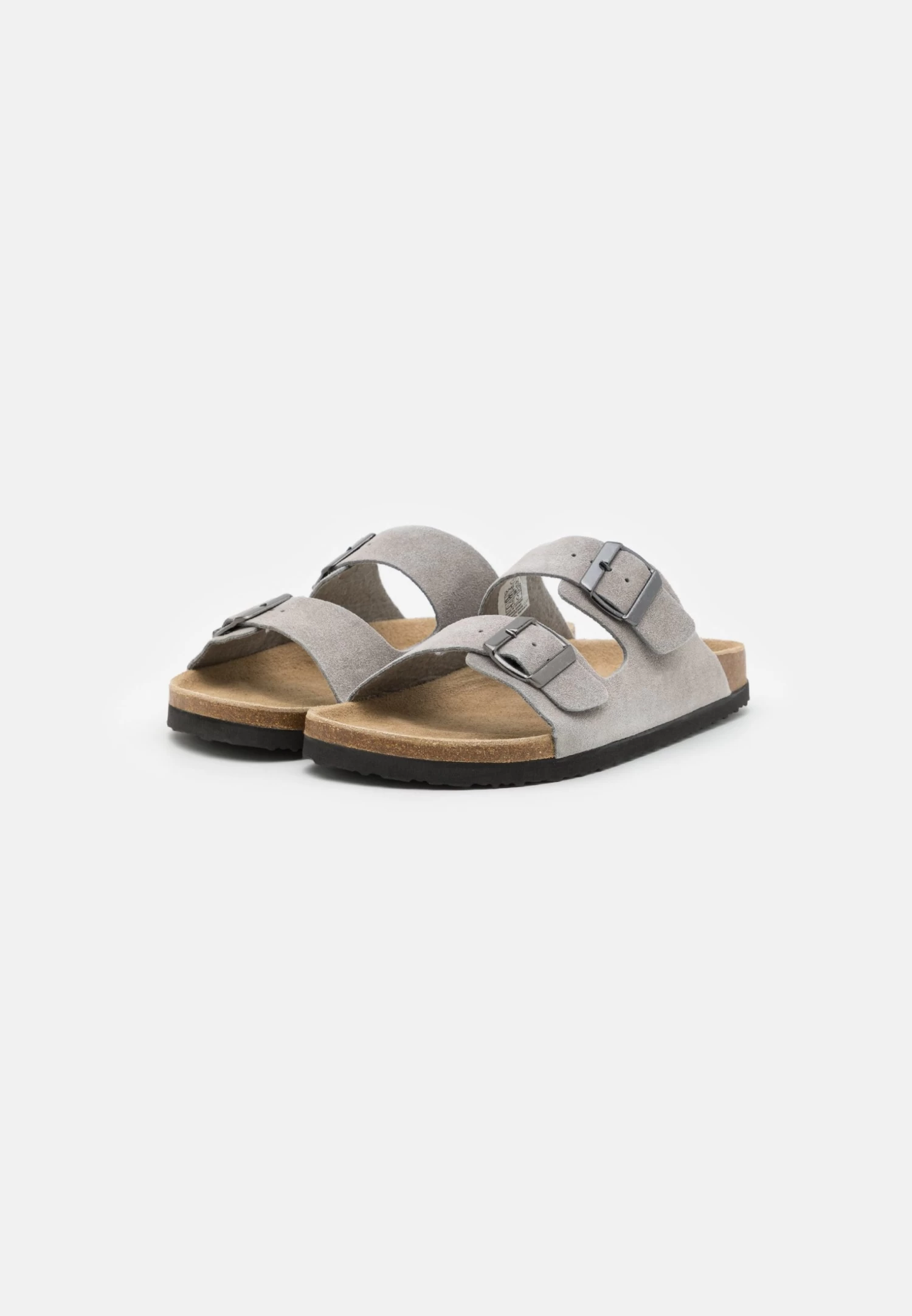 Pier One Leather Unisex - Slippers - Grey 4 Pier One Leather Unisex - Slippers - Grey - Image 2