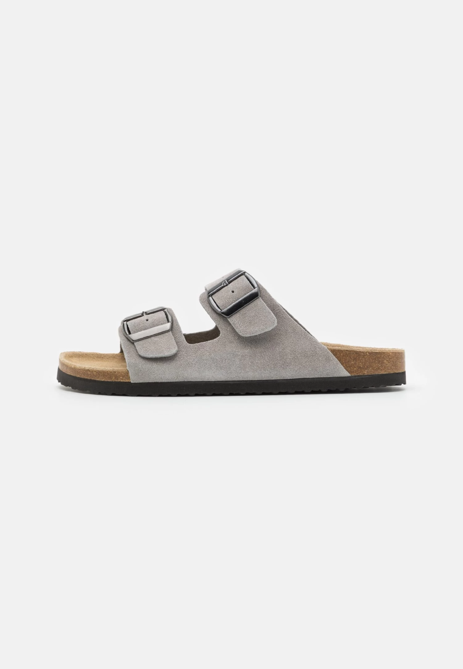 Pier One Leather Unisex - Slippers - Grey 3 Pier One Leather Unisex - Slippers - Grey