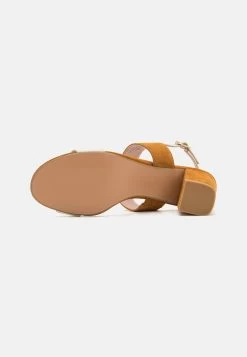 Pier One Leather- Sandals - White/Cognac -Shoe Style Sales cdd8b57c5133477f8fbebb682a16a8de