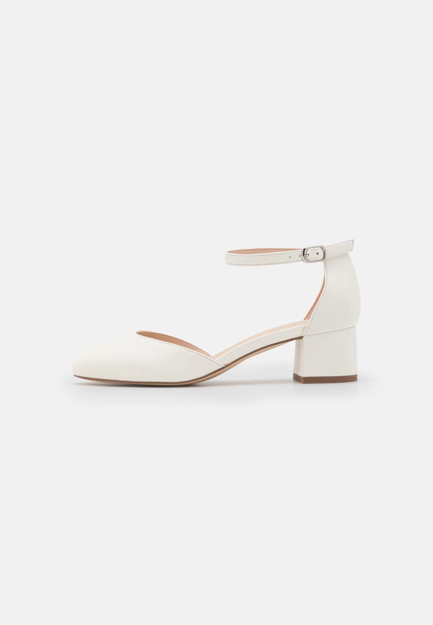 Pier One Leather - Classic Heels - White 4 Pier One Leather - Classic Heels - White - Image 2