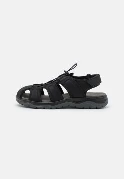 Pier One Leather - Walking Sandals - Black