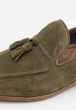 Pier One Leather - Slip-Ons - Green -Shoe Style Sales e1f88111880d4b22b149d345f9e0d086