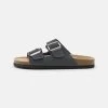 Pier One Leather Unisex - Slippers - Dark Grey 1 Pier One Leather Unisex - Slippers - Dark Grey -Shoe Style Sales ea2e80a8ac2448448fb82b47d72035e3