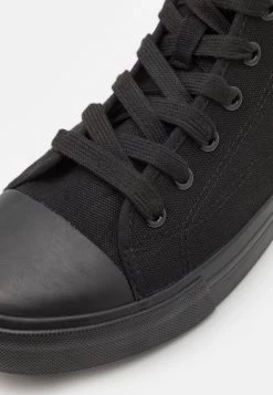 Pier One Unisex - High-Top Trainers - Black -Shoe Style Sales f83cbcb0fe4d472d9a230377be9bc694