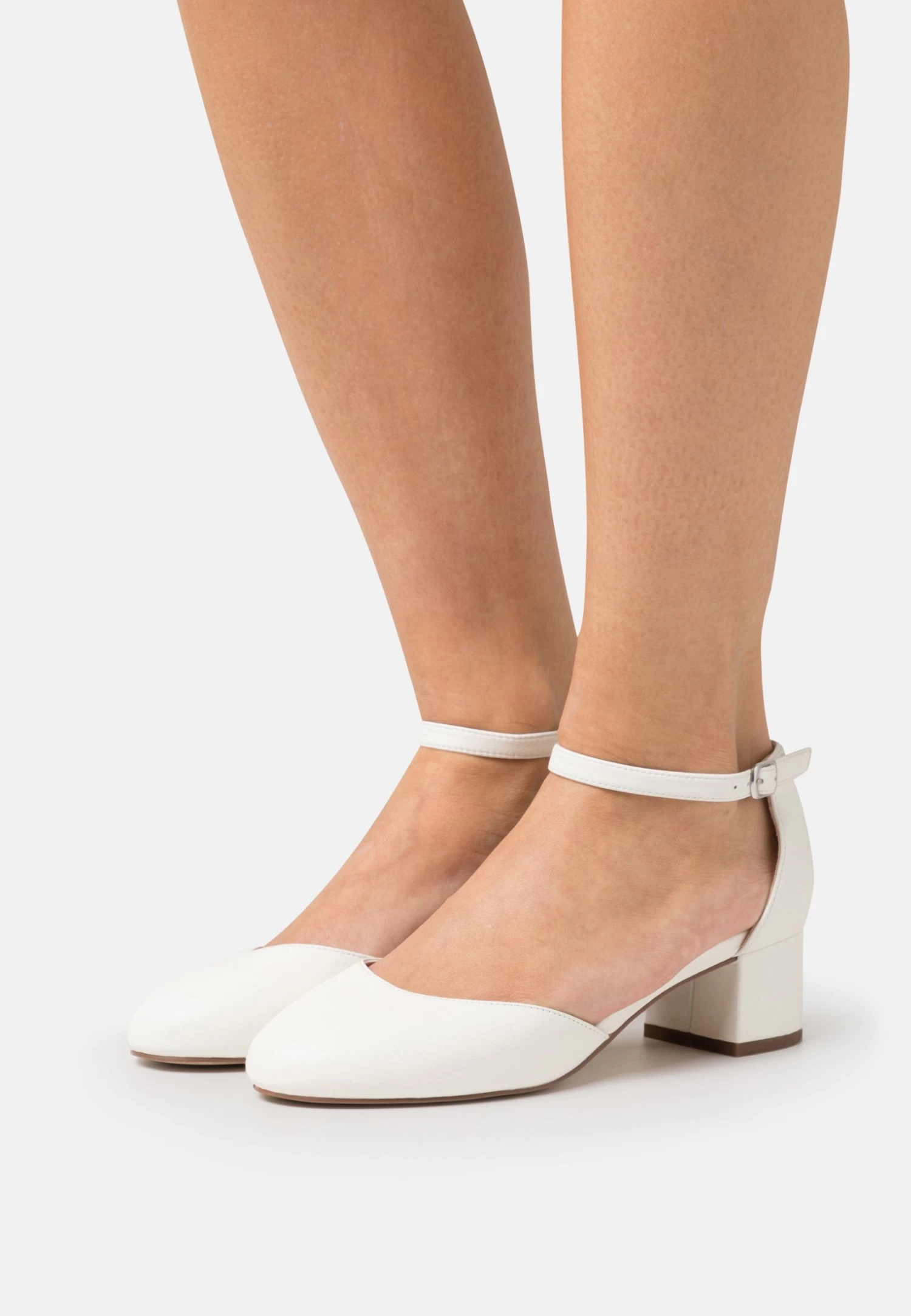 Pier One Leather - Classic Heels - White 3 Pier One Leather - Classic Heels - White