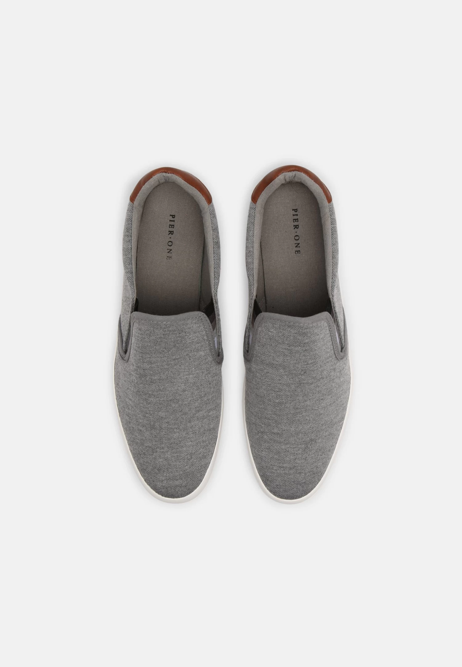 Pier One Unisex - Slip-Ons - Dark Grey 6 Pier One Unisex - Slip-Ons - Dark Grey - Image 4